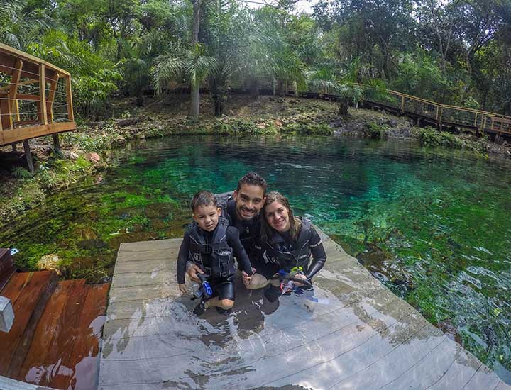 viagem em familia para bonito mato grosso do sul