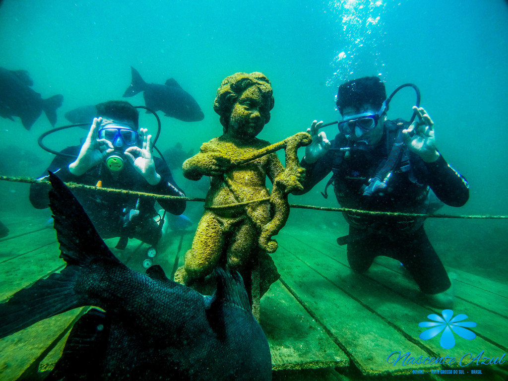 Mergulho Nascente Azul - o que fazer na baixa temporada em Bonito MS